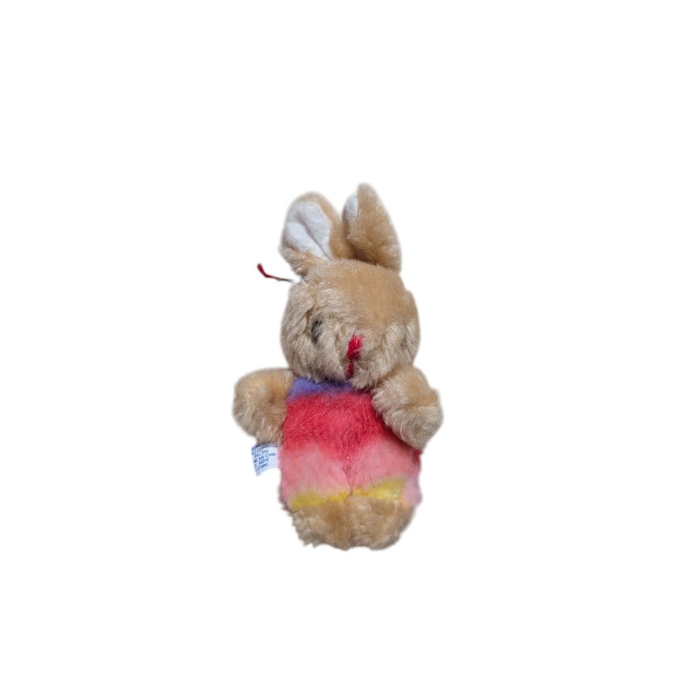 Vintage Nadel & Sons Easter Bunny Plush Ornament Pastel Rabbit